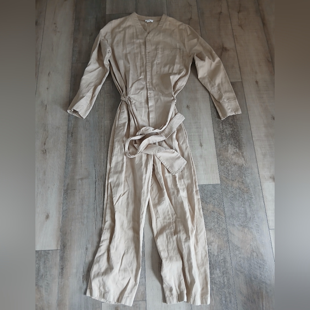 COS  Women's jumpsuit in tan, Size S